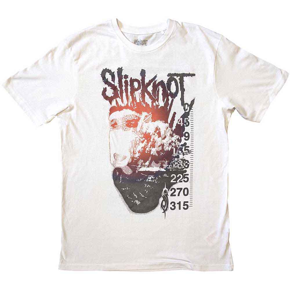 Slipknot Unisex T-Shirt: The End (White) (Back Print)