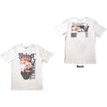 Slipknot Unisex T-Shirt: The End (White) (Back Print)