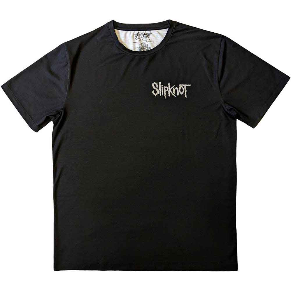 Slipknot Unisex Sublimation T-Shirt: Clown (Black) (Back Print)