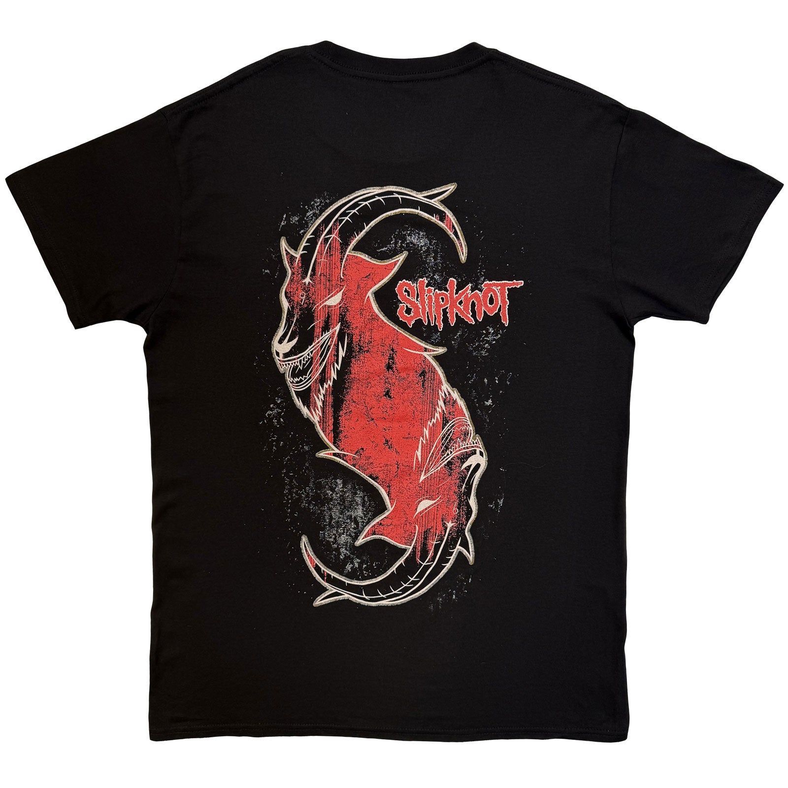 Slipknot Unisex T-Shirt: New Masks (Black) (Back Print)