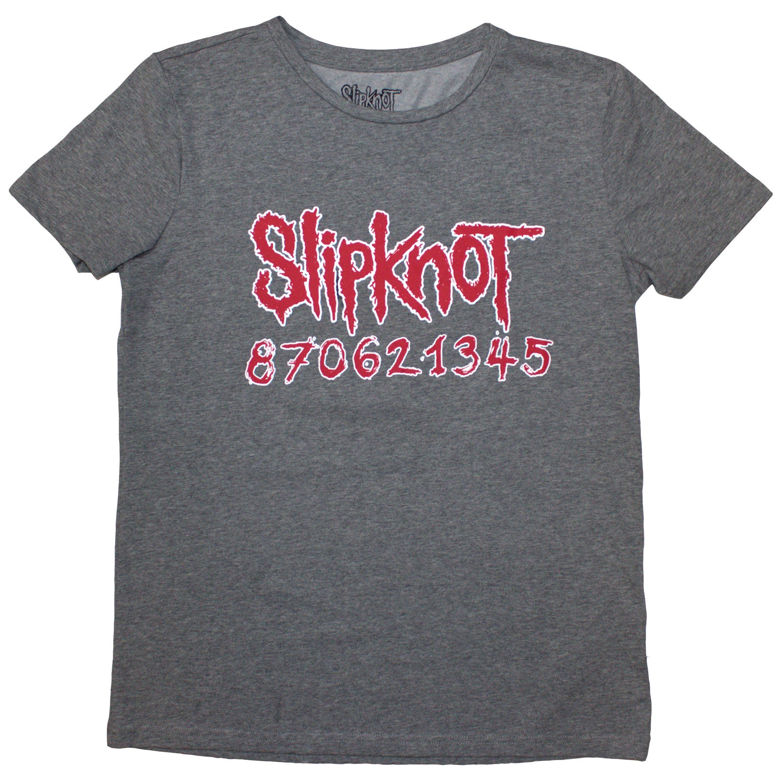 Slipknot Ladies T-Shirt: Don't Ever Judge Me (Grey) (Back Print)