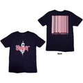 Slipknot Unisex T-Shirt: Barcode (Navy Blue) (Back Print)