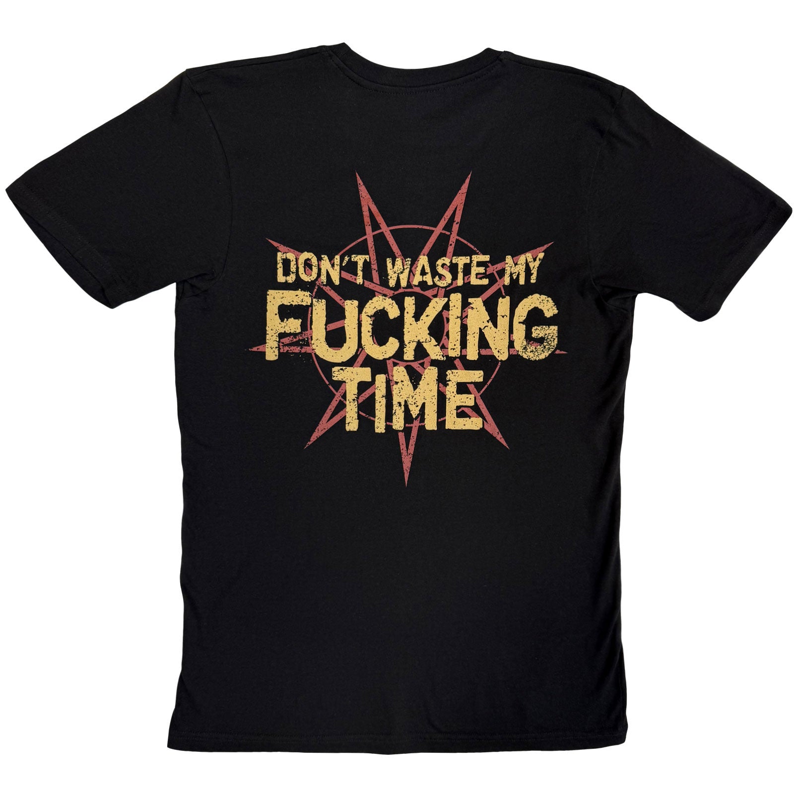 Slipknot Unisex T-Shirt: Fuck Me Up (Black) (Back Print)