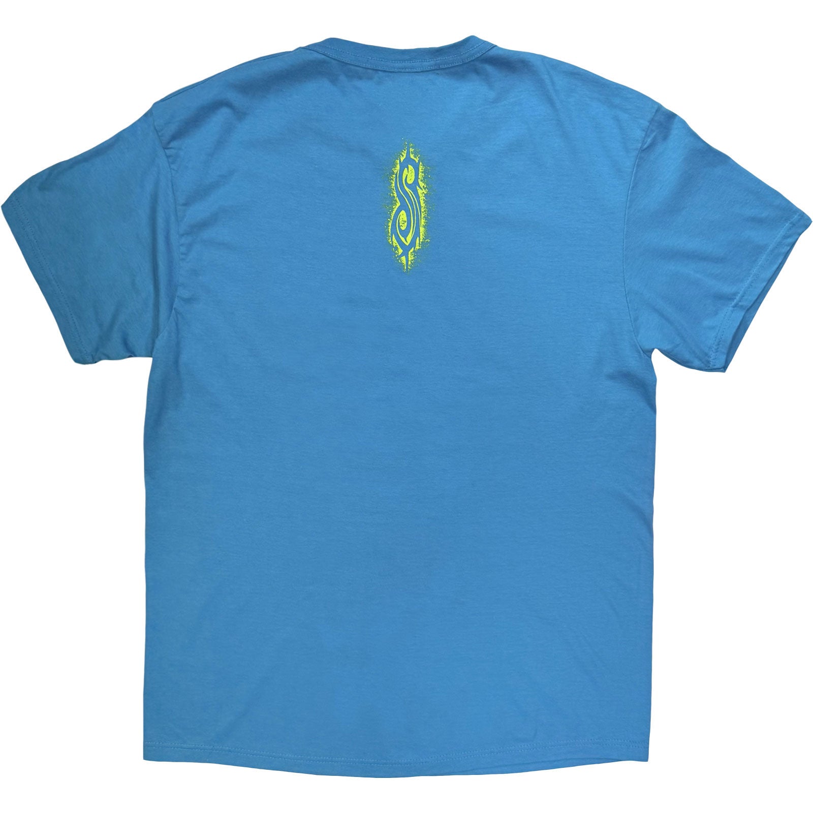 Slipknot Unisex T-Shirt: Tour '24 Scratch (Blue) (Back Print)