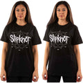 Slipknot Unisex T-Shirt: Logo Star (Black) (Embellished)