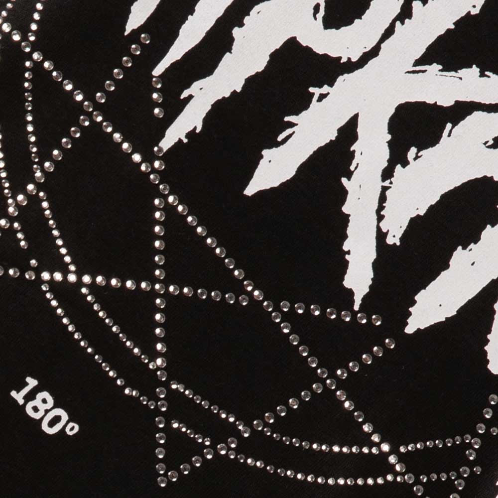 Slipknot Unisex T-Shirt: Logo Star (Black) (Embellished)