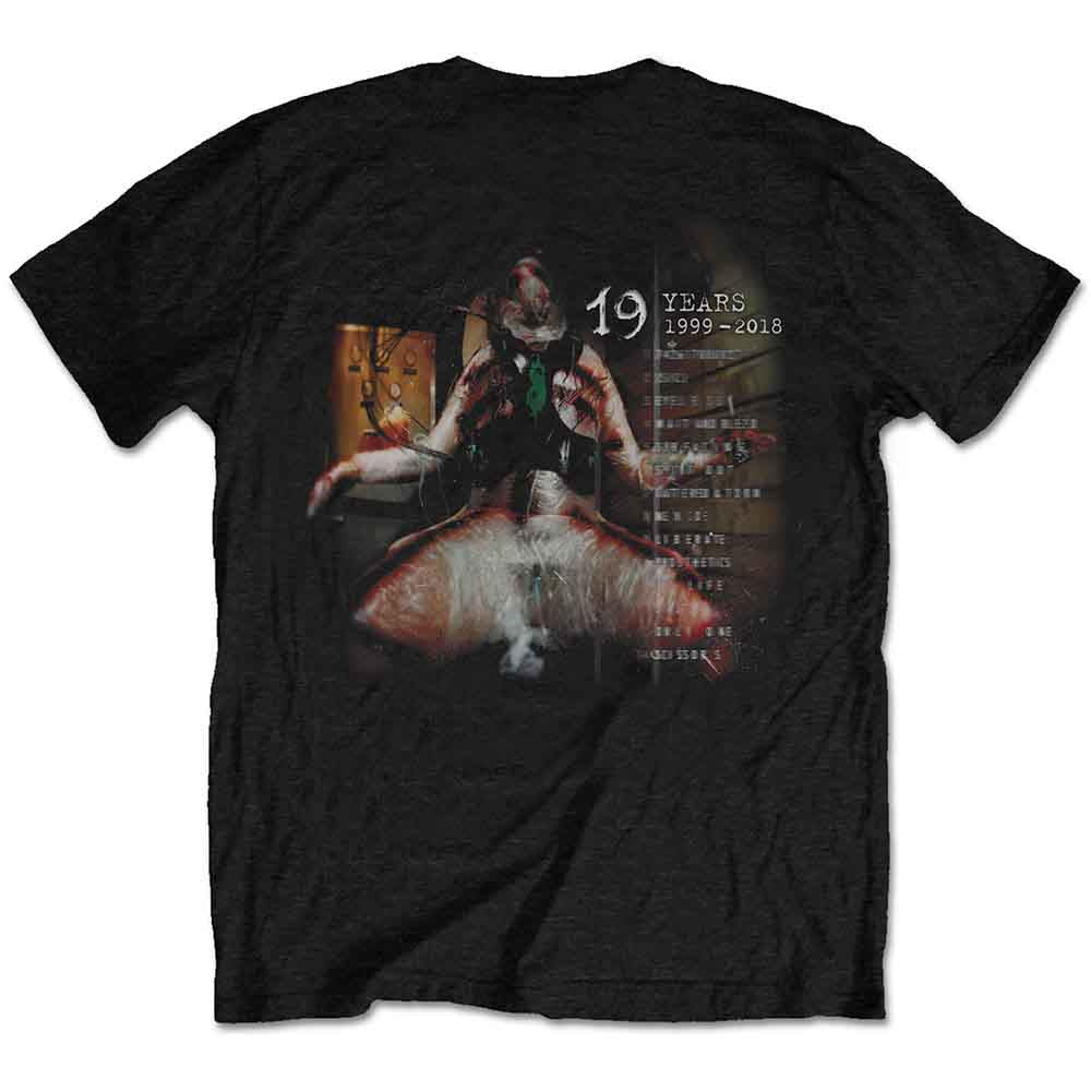Slipknot Kids T-Shirt: Debut Album - 19 Years (Black) (Back Print)