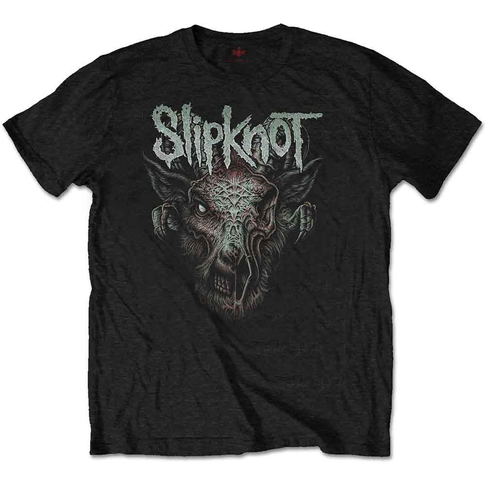 Slipknot Kids T-Shirt: Infected Goat (Black) (Back Print)