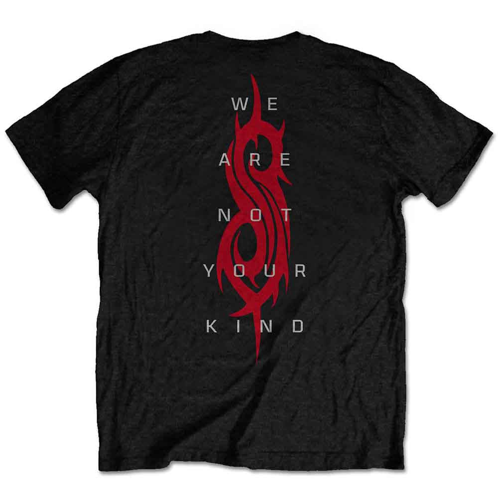 Slipknot Unisex T-Shirt: WANYK Logo (Black) (Back Print)