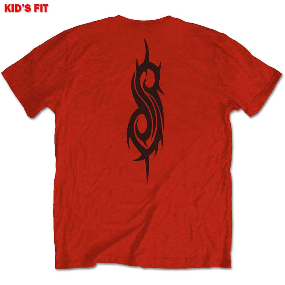 Slipknot Kids T-Shirt: Infected Goat (Red) (Back Print)