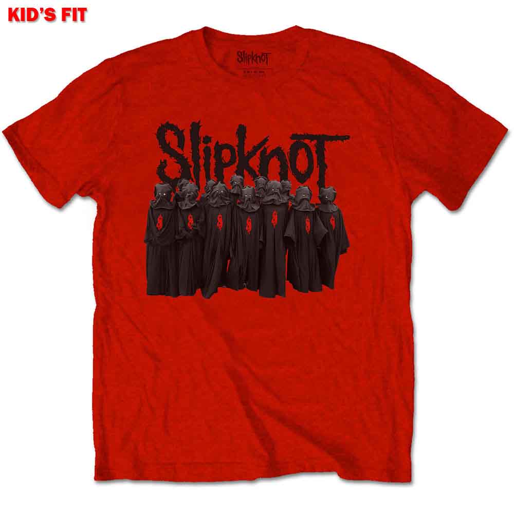 Slipknot Kids T-Shirt: Infected Goat (Red) (Back Print)