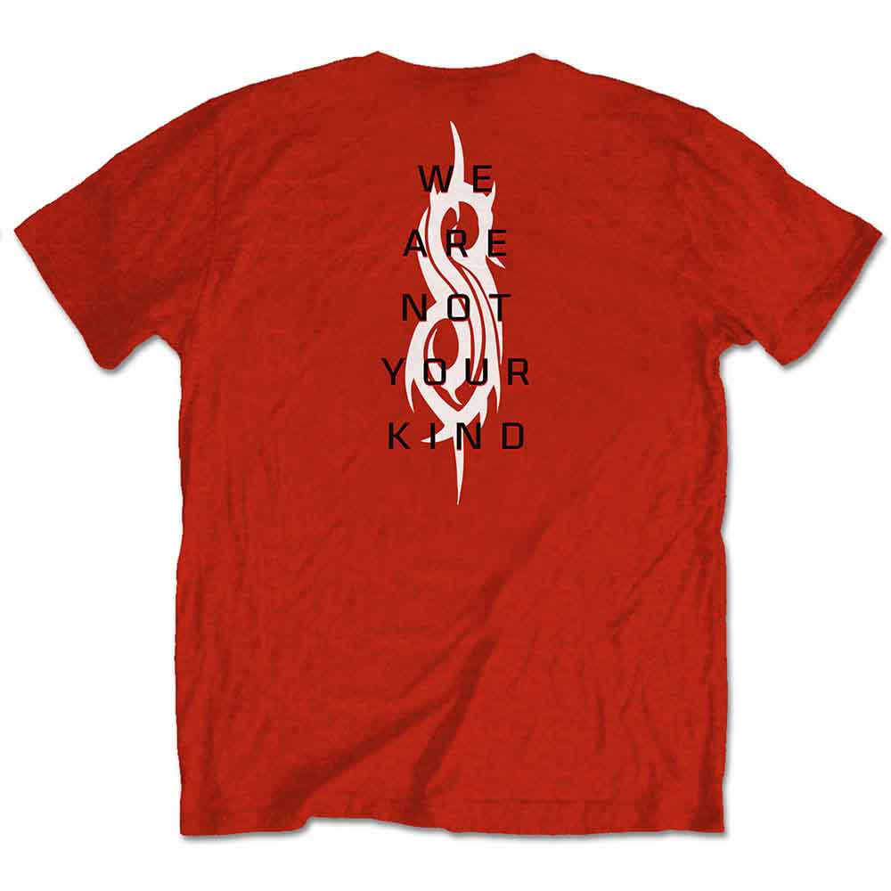 Slipknot Unisex T-Shirt: WANYK (Red) (Back Print)