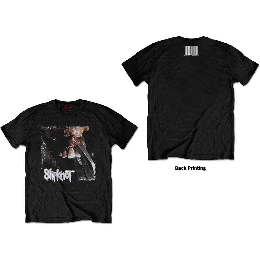Slipknot Unisex T-Shirt: Pulling Teeth (Black) (Back Print)