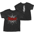 Slipknot Kids Toddler T-Shirt: Star Logo (Black) (Back Print)