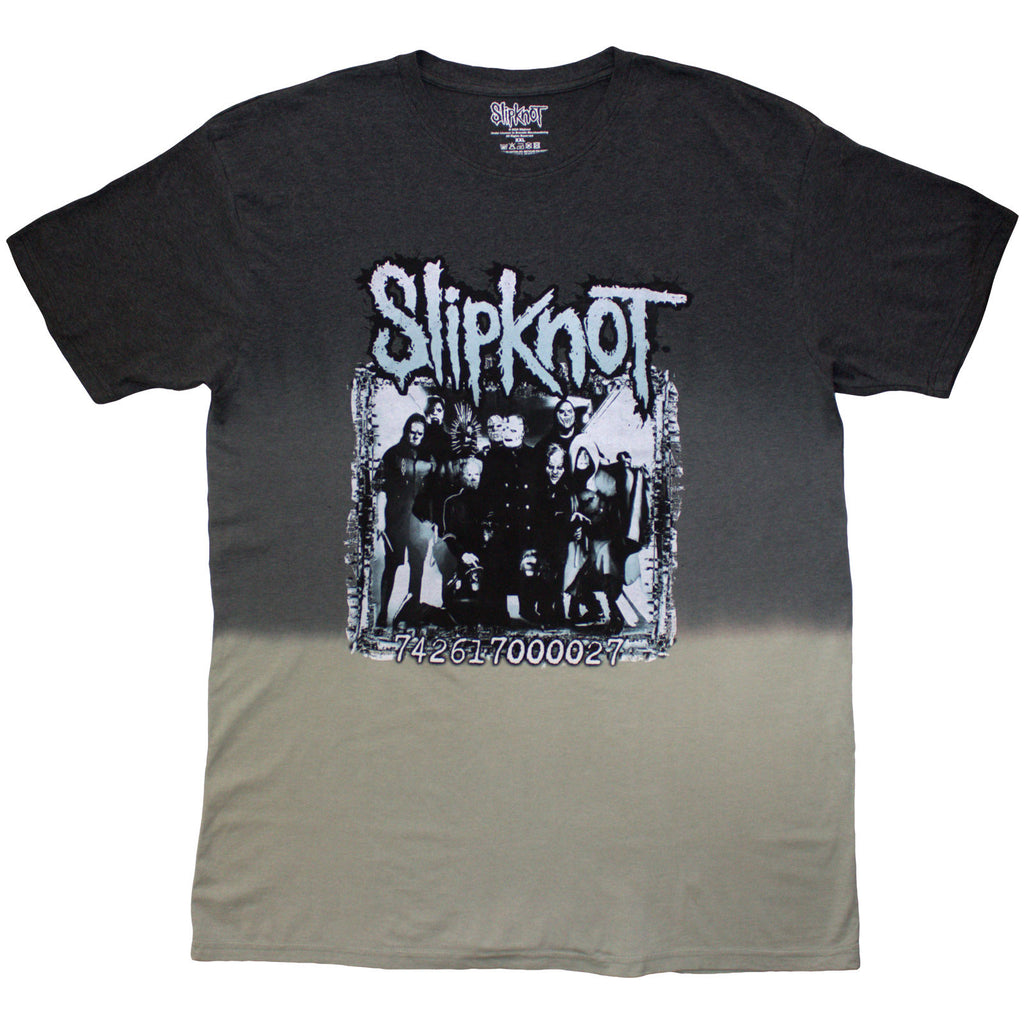 Slipknot Unisex T-Shirt: Barcode Photo (Grey) (Back Print & Wash Collection)