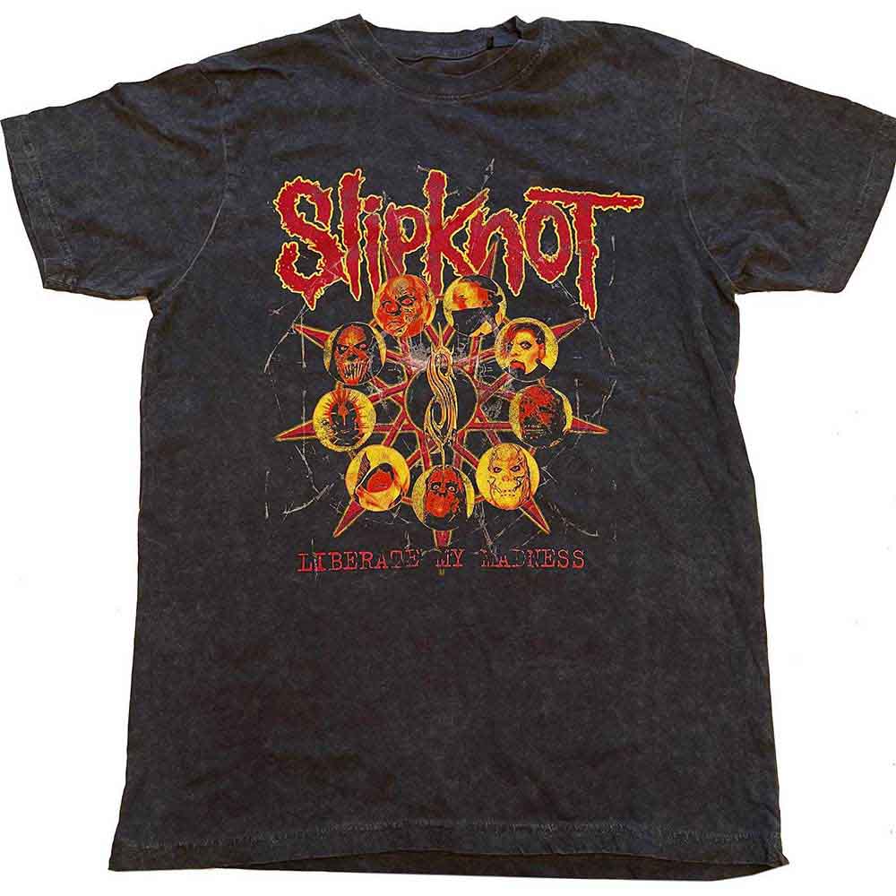 Slipknot Kids T-Shirt: Liberate (Black) (Back Print & Wash Collection)