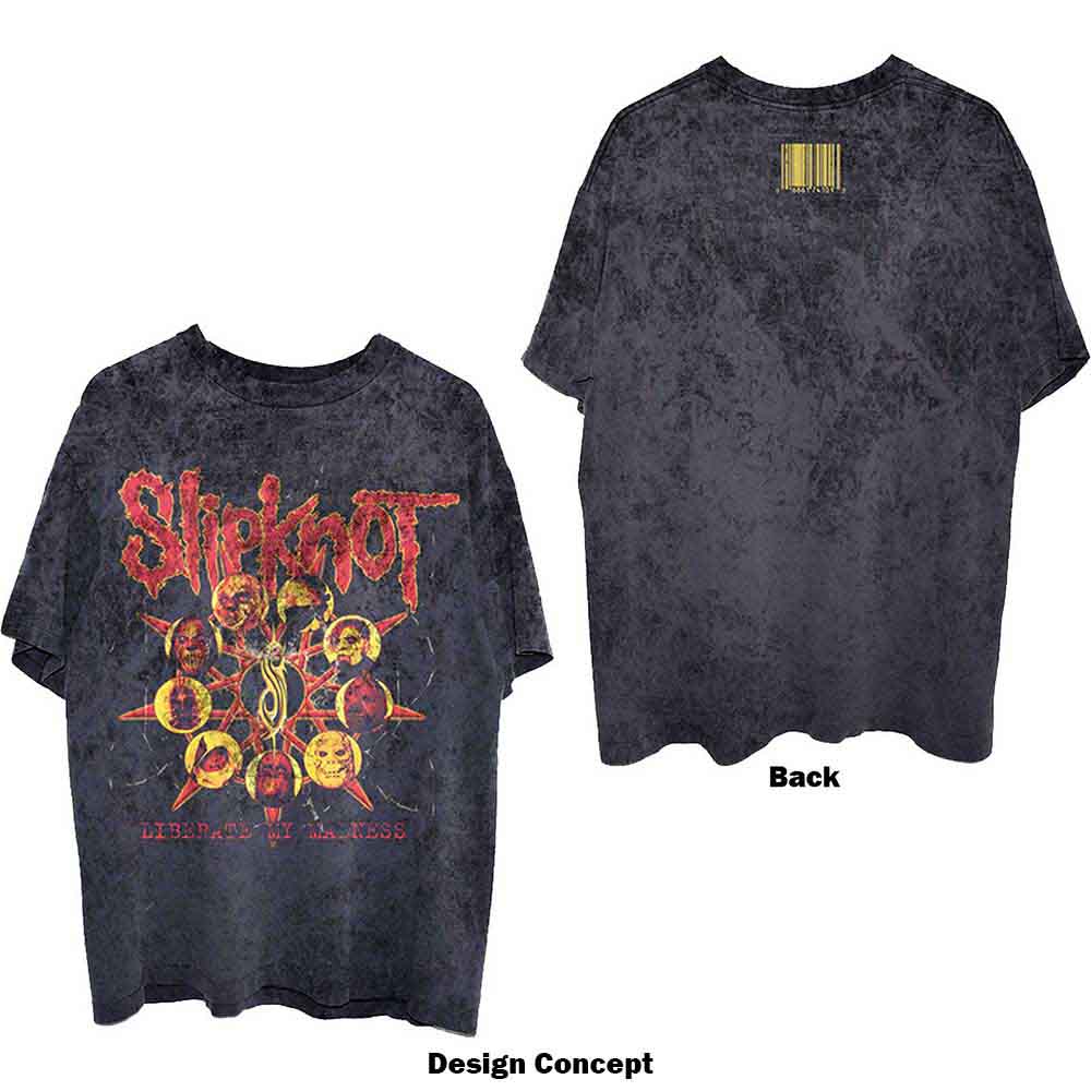 Slipknot Unisex T-Shirt: Liberate (Black) (Back Print & Wash Collection)