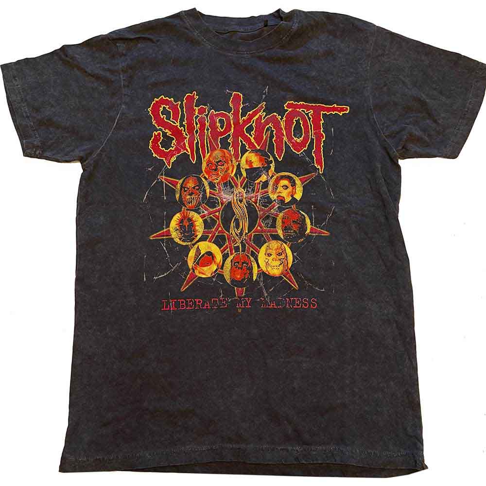 Slipknot Unisex T-Shirt: Liberate (Black) (Back Print & Wash Collection)