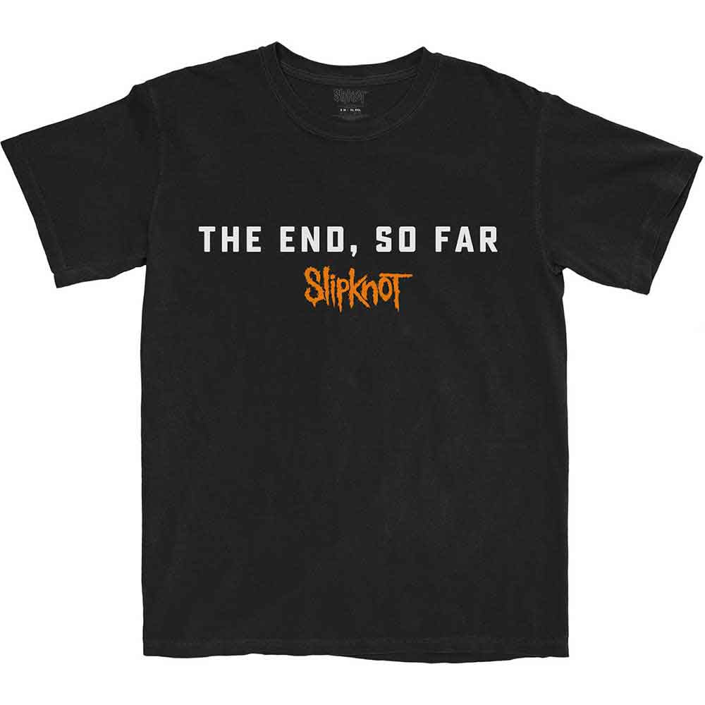 Slipknot Unisex T-Shirt: The End, So Far Album Cover (Black) (Back Print)