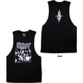 Slipknot Unisex Vest T-Shirt: Album Splatter (Black) (Back Print)