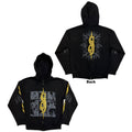 Slipknot Unisex Zipped Hoodie: The End, So Far Tribal-S Band (Black) (Back Print) (QUAR: EMBA)