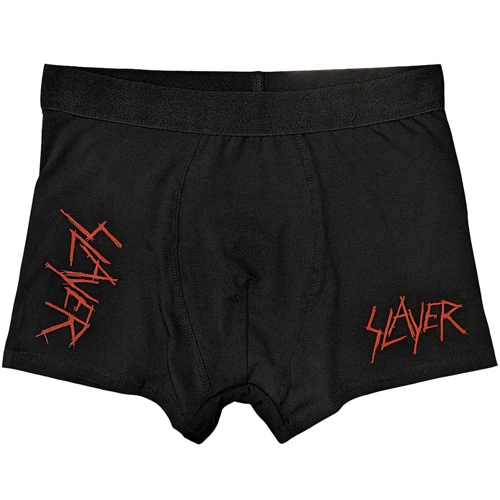 Slayer Unisex Boxers: Scratchy Logo (Black)