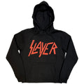 Slayer Unisex Pullover Hoodie: Distressed Logo (Black)