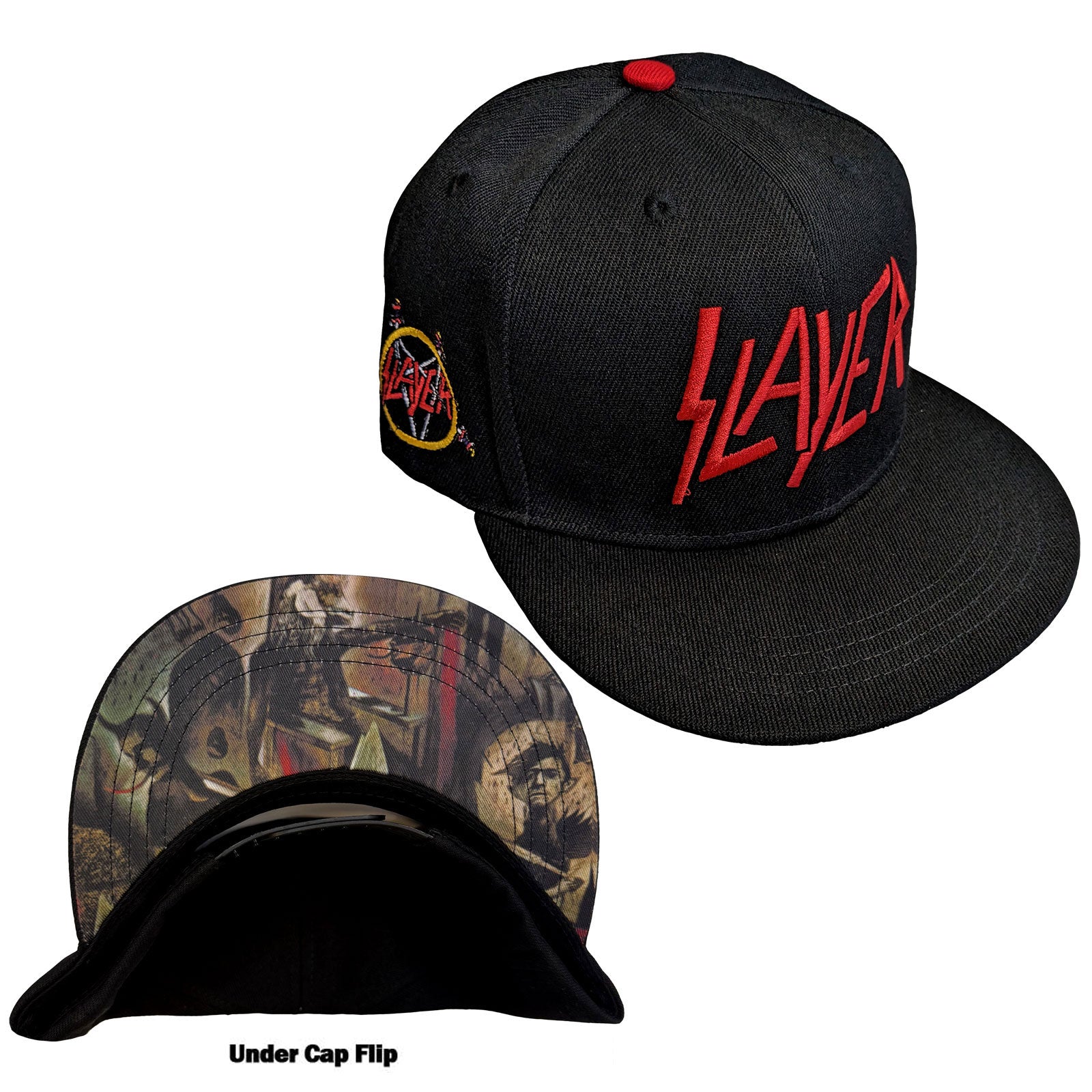 Slayer Unisex Snapback Cap: Logo (Black)