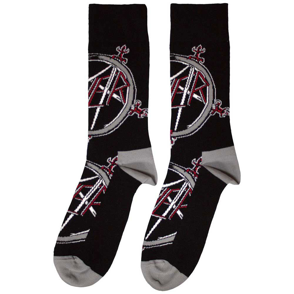 Slayer Unisex Ankle Socks: Pentagram (Black) (UK Size 4 - 7)