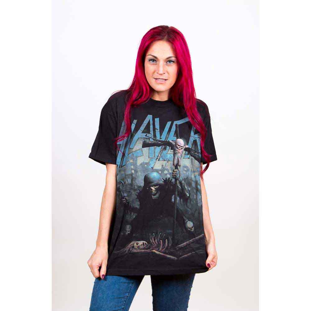 Slayer Unisex T-Shirt: Soldier Cross (Black)