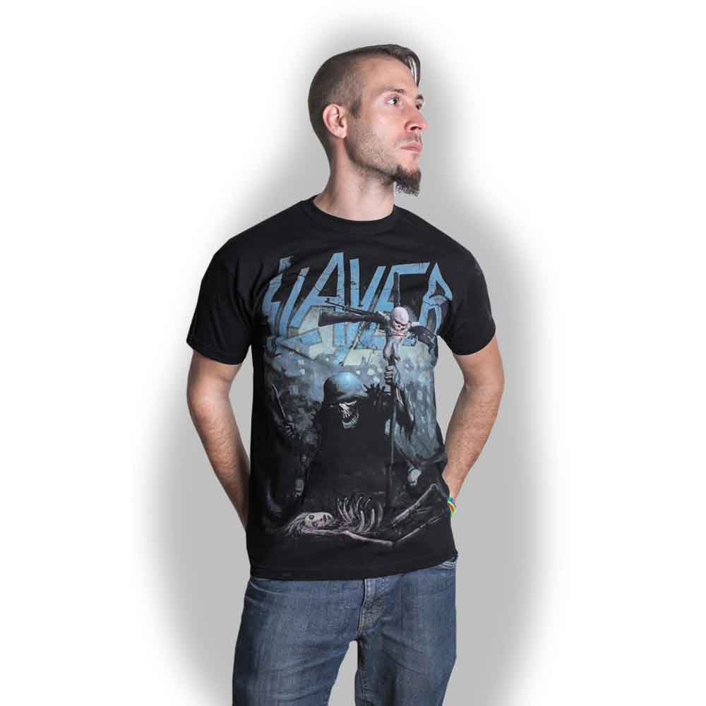 Slayer Unisex T-Shirt: Soldier Cross (Black)