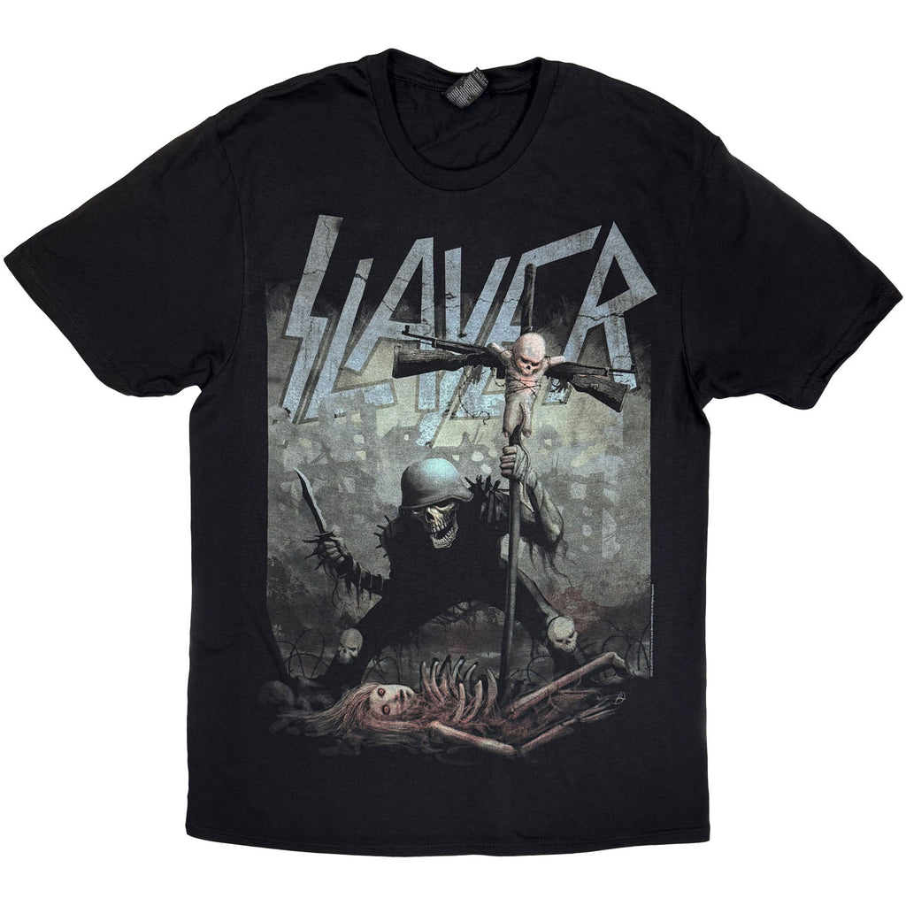 Slayer Unisex T-Shirt: Soldier Cross (Black)