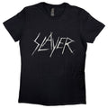 Slayer Ladies T-Shirt: Scratchy Logo (Black)