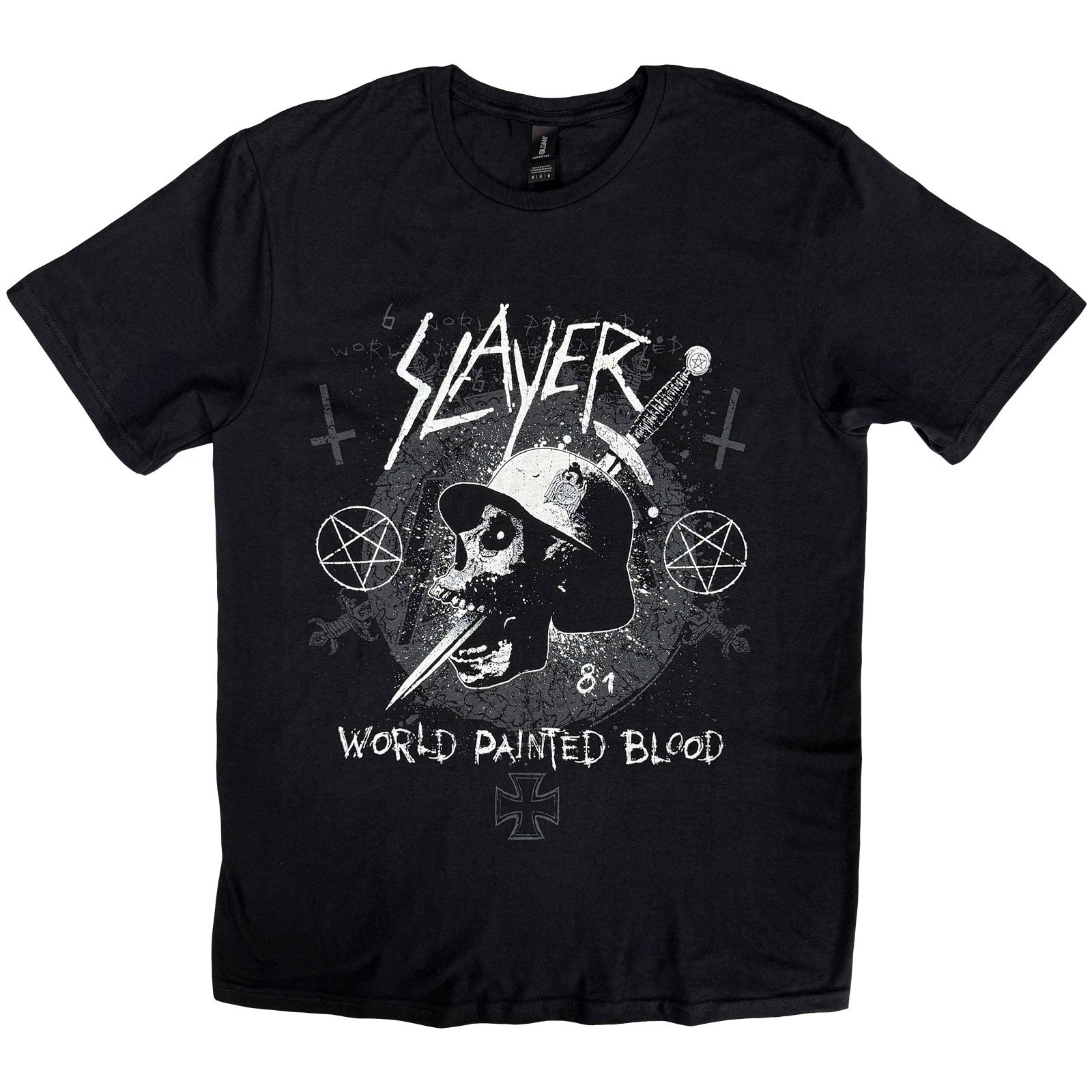 Slayer Unisex T-Shirt: Dagger Skull (Black)