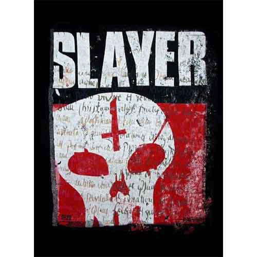 Slayer Unisex T-Shirt: Undisputed Attitude Skull (Black)