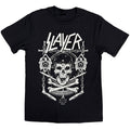 Slayer Unisex T-Shirt: Skull & Bones Revised (Black)