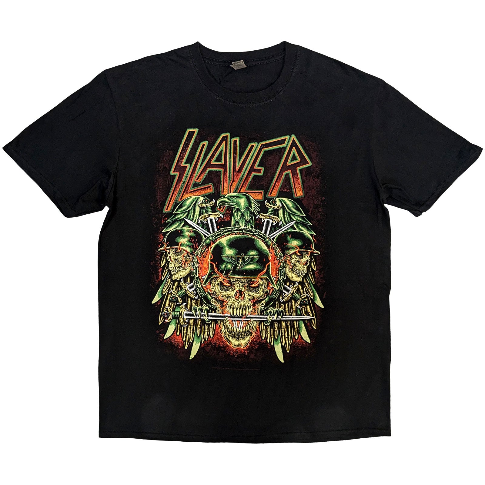 Slayer Unisex T-Shirt: Prey with Background (Black)