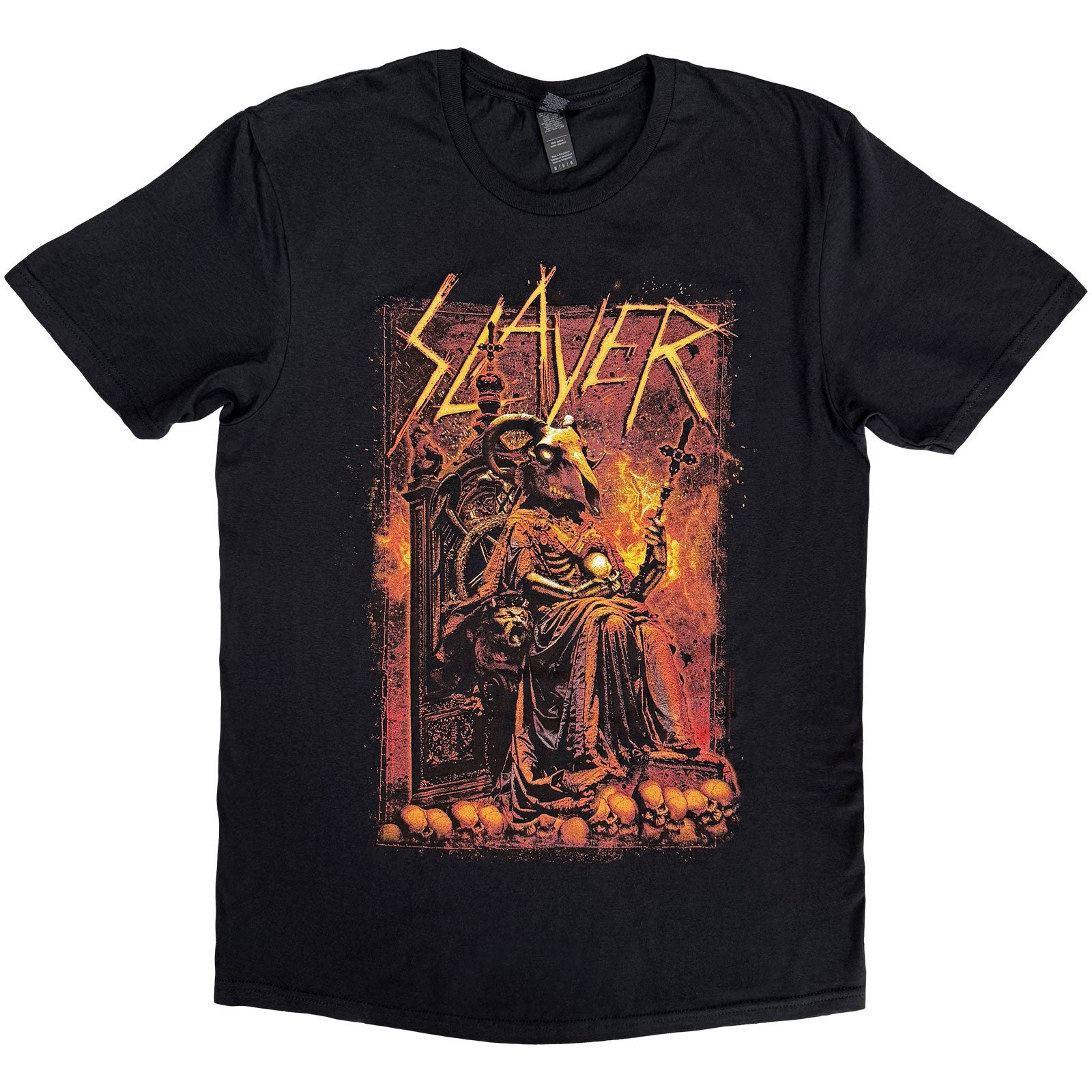 Slayer Unisex T-Shirt: Goat Skull (Black)