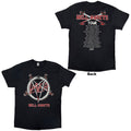 Slayer Unisex T-Shirt: Hell Awaits Tour (Black) (Back Print)