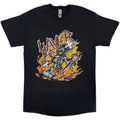Slayer Unisex T-Shirt: Cartoon Flames (Black)
