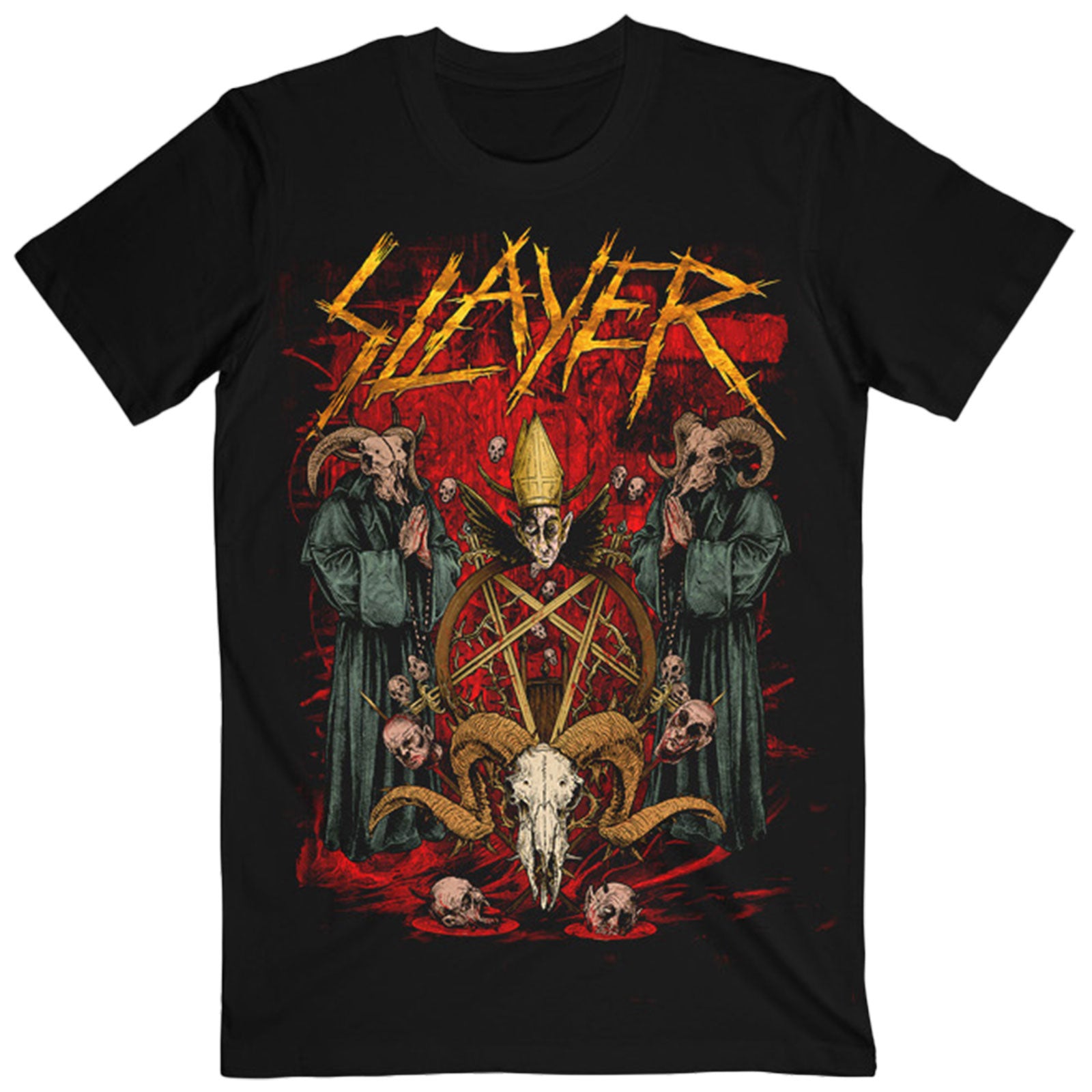Slayer Unisex T-Shirt: Goat Pray (Black)