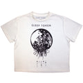 Sleep Token Ladies Crop Top: Take Me Back To Eden (Natural)
