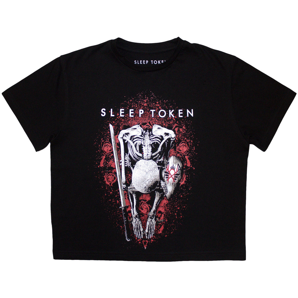 Sleep Token Ladies Crop Top: The Love You Want (Black)