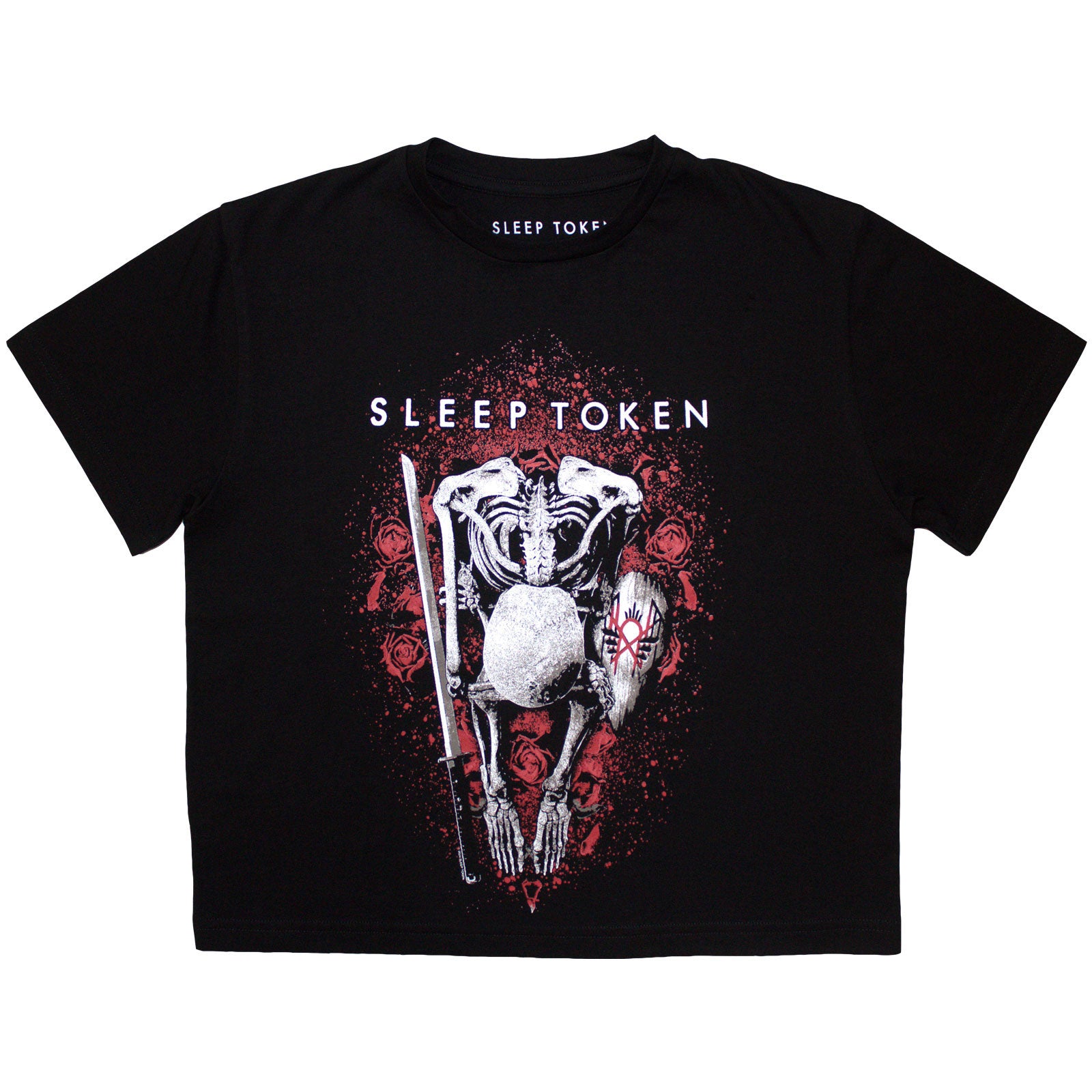 Sleep Token Ladies Crop Top: The Love You Want (Black)