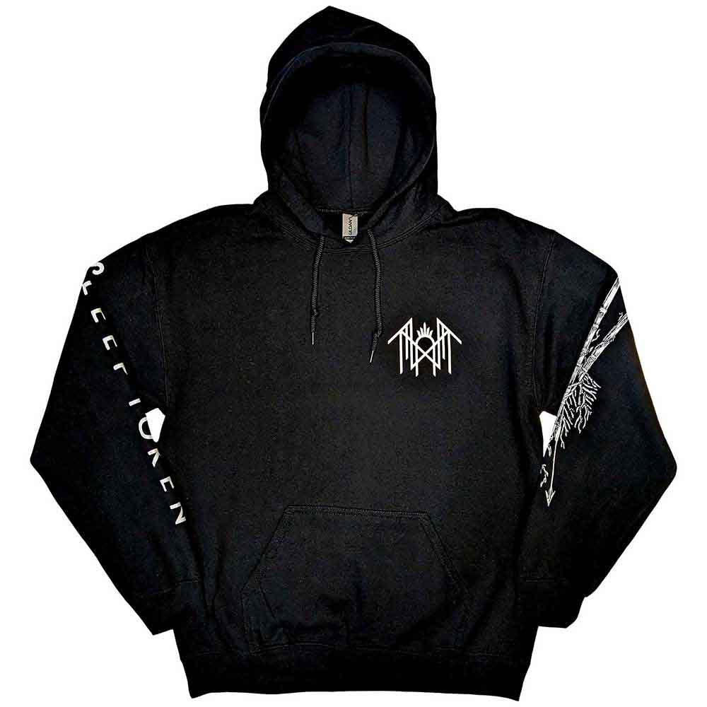 Sleep Token Unisex Pullover Hoodie: Trinity (Black) (Back Print & Sleeve Print)