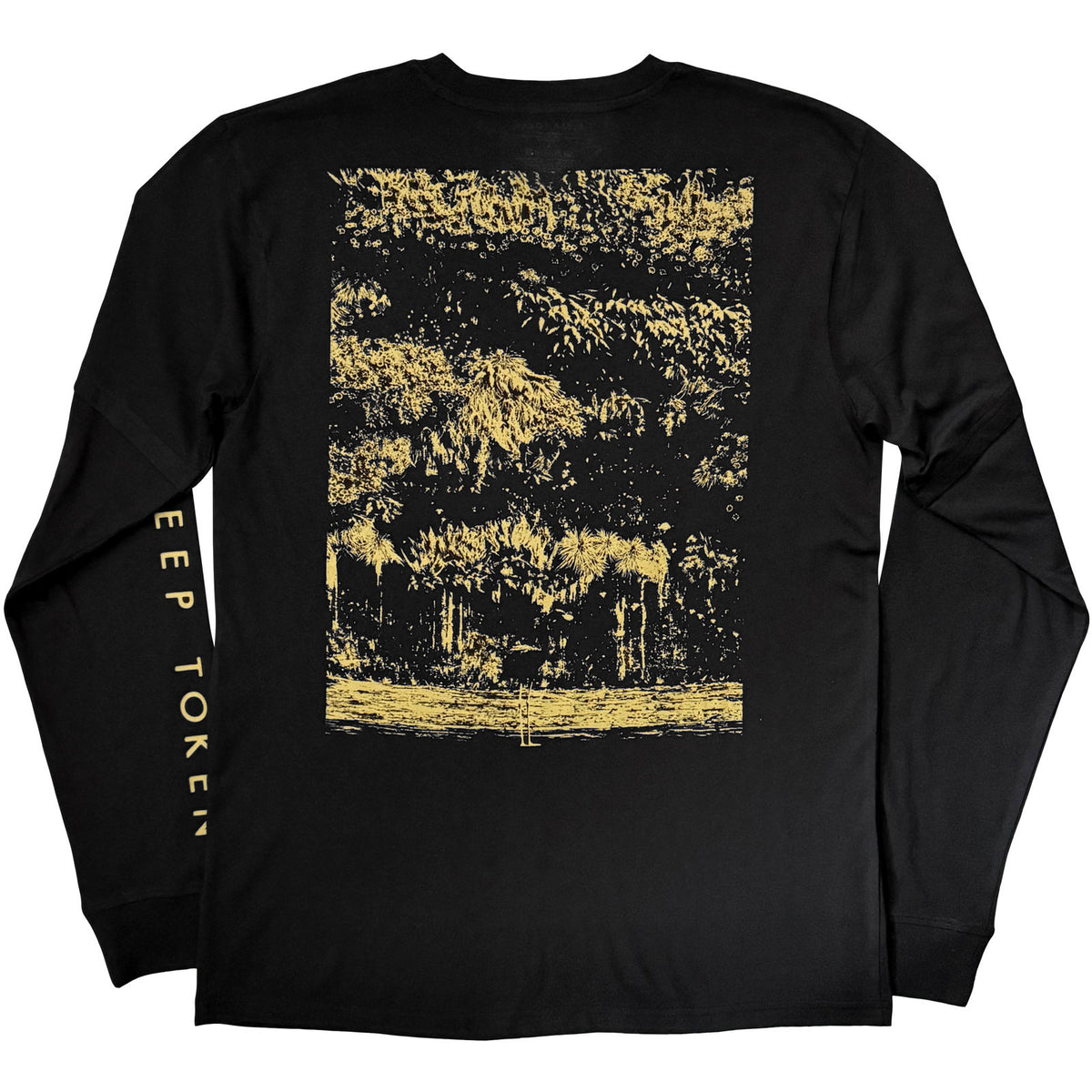 Sleep Token Unisex 2 In 1 Layered Long Sleeve T-Shirt: Patch (Black) (Back & Sleeve Print)