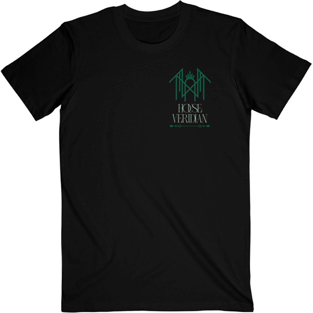 Sleep Token Unisex T-Shirt: The House Must Endure (Black) (Back Print)