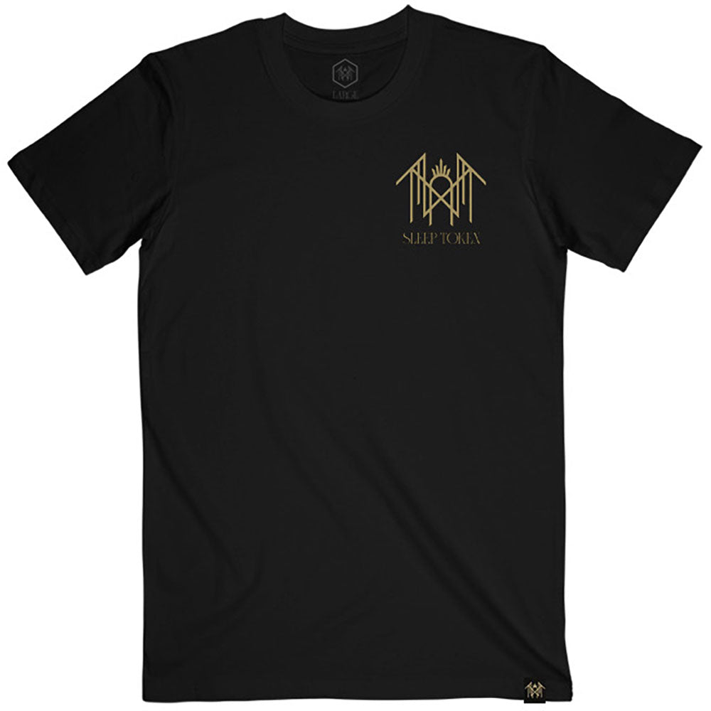 Sleep Token Unisex T-Shirt: Even In Arcadia Archway (Black) (Back Print)