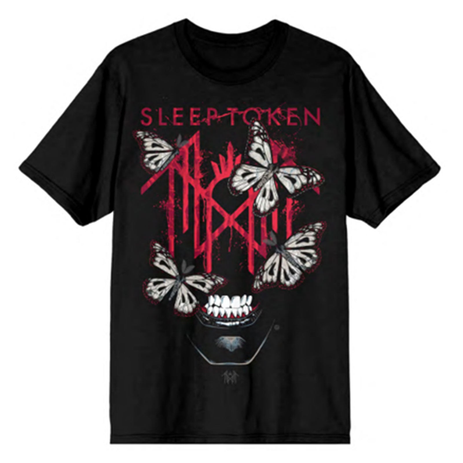 Sleep Token Unisex T-Shirt: Rhys Logo Face (Black)