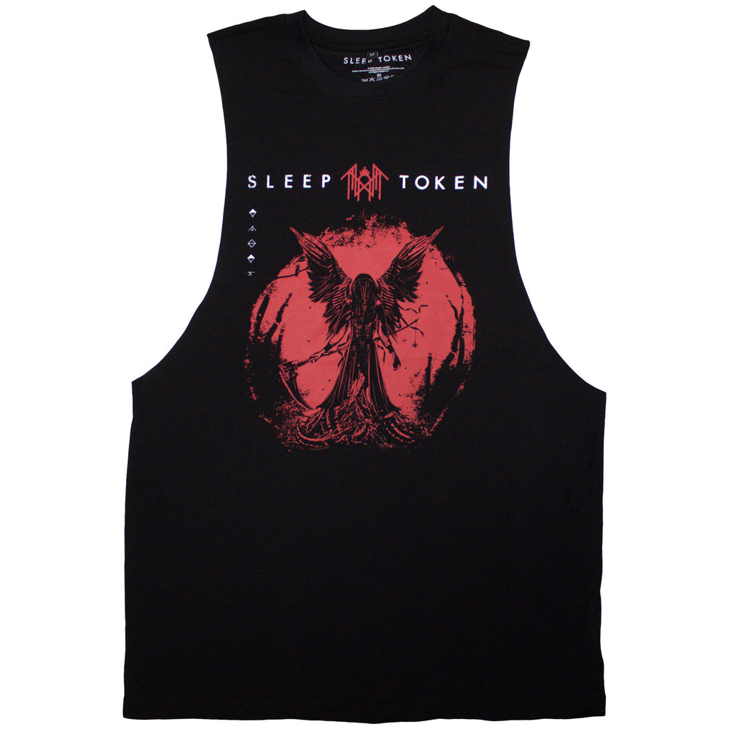 Sleep Token Unisex Vest T-Shirt: Take Me Back To Eden (Black)